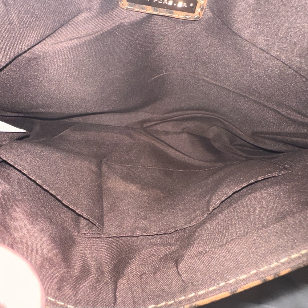 Bam Forever Cheetah Print Envelope Purse Chain St… - image 7